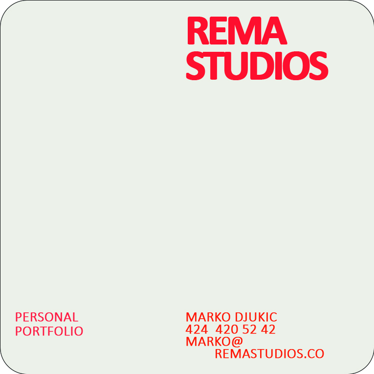 Marko Djukic — Rema Studios